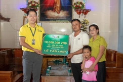 DẦU NHỚT SAIGON PETRO TRI ÂN NGƯ DÂN LÊ VĂN LĨNH – NGƯỜI HÙNG BIỂN CẢ