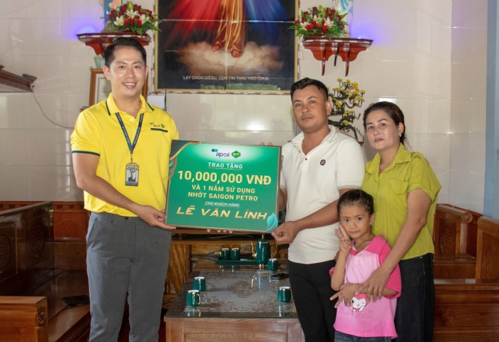 DẦU NHỚT SAIGON PETRO TRI ÂN NGƯ DÂN LÊ VĂN LĨNH – NGƯỜI HÙNG BIỂN CẢ