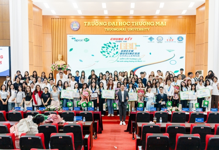 CHUNG KẾT GREEN BUSINESS CHALLENGE 2026 – MIỀN BẮC: KHÉP LẠI HÀNH TRÌNH TRANH TÀI, LAN TỎA TINH THẦN KINH DOANH XANH