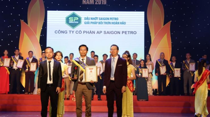 AP SAIGON PETRO ĐẠT DANH HIỆU “THƯƠNG HIỆU MẠNH QUỐC GIA 2019”