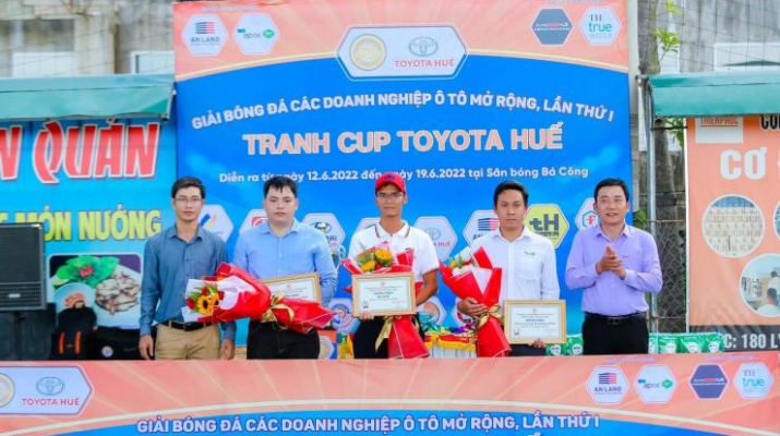 DẦU NHỚT SAIGON PETRO ĐỒNG HÀNH CÙNG “GIẢI BÓNG ĐÁ CÁC DOANH NGHIỆP Ô TÔ MỞ RỘNG” TẠI TP. HUẾ