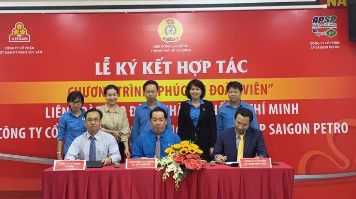 AP SAIGON PETRO KÝ KẾT HỢP TÁC “CHƯƠNG TRÌNH PHÚC LỢI ĐOÀN VIÊN 2019” VỚI LIÊN ĐOÀN LAO ĐỘNG TP.HCM