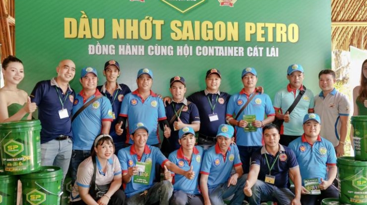 DẦU NHỚT SAIGON PETRO ĐỒNG HÀNH CÙNG HỘI CONTAINER CÁT LÁI