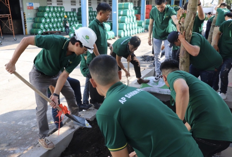 THÔNG ĐIỆP “VÌ MÔI TRƯỜNG XANH” TẠI NGÀY HỘI TRỒNG CÂY CỦA AP SAIGON PETRO