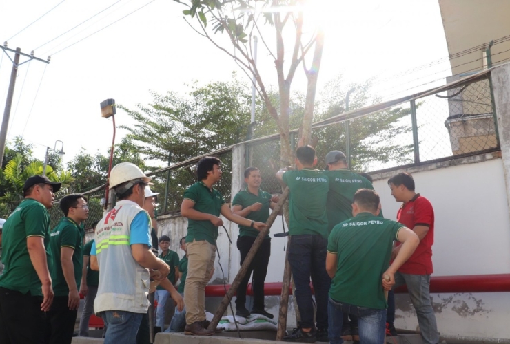 THÔNG ĐIỆP “VÌ MÔI TRƯỜNG XANH” TẠI NGÀY HỘI TRỒNG CÂY CỦA AP SAIGON PETRO