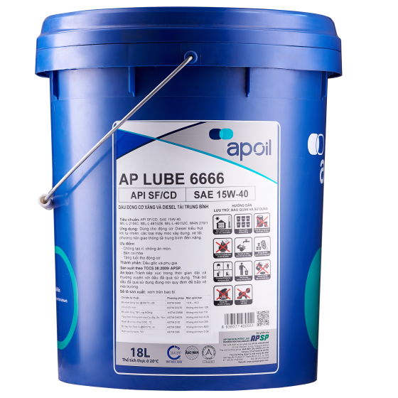AP LUBE 6666 SF/CD 15W-40