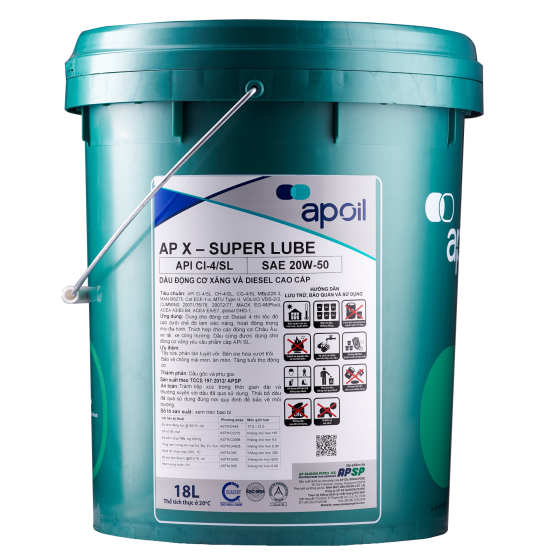 AP X-SUPER LUBE CI-4/SL 20W-50
