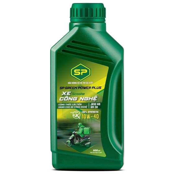 SP GREEN POWER SCOOTER PLUS SN 10W-40_XE CÔNG NGHỆ